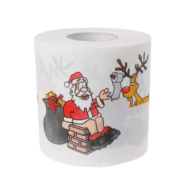 2 Layers Christmas Santa Claus Deer Toilet Roll Paper Tissue Living Room Decor Width 10cm
2 Layers Christmas Santa Claus Deer Toilet Roll Paper Tissue Living Room Decor Width 10cm