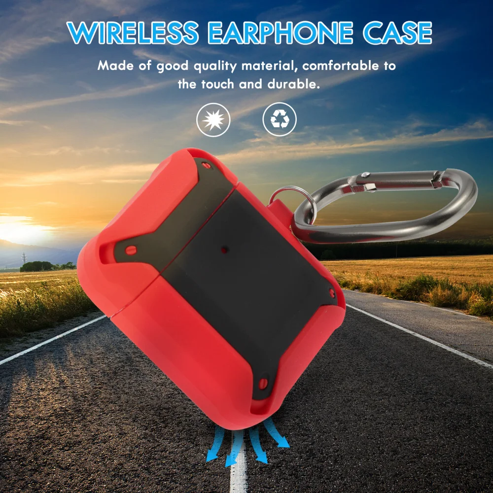 Wireless Earbuds Case with Carabiner Earphone Shell Compatible for Airpods 2/1
Wireless Earbuds Case with Carabiner Earphone Shell Compatible for Airpods 2/1