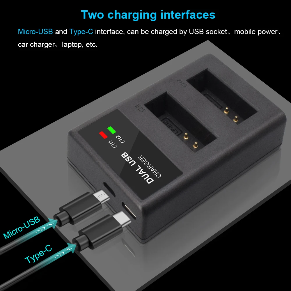 PALO LP-E12 LP E12 USB dual charger LPE12 charger For Canon M100D Kiss X7 Rebel SL1 EOS M10 EOS M50 DSLR 
PALO LP-E12 LP E12 USB dual charger LPE12 charger For Canon M100D Kiss X7 Rebel SL1 EOS M10 EOS M50 DSLR