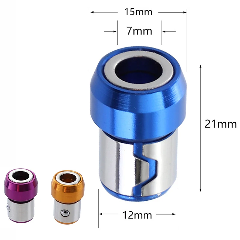 

Magnetic Screwdriver Ring 1/4" 6.35mm Metal Strong Magnetizer Screwdrivers Bits Heads Lock Screws Magnetizer Ring L9