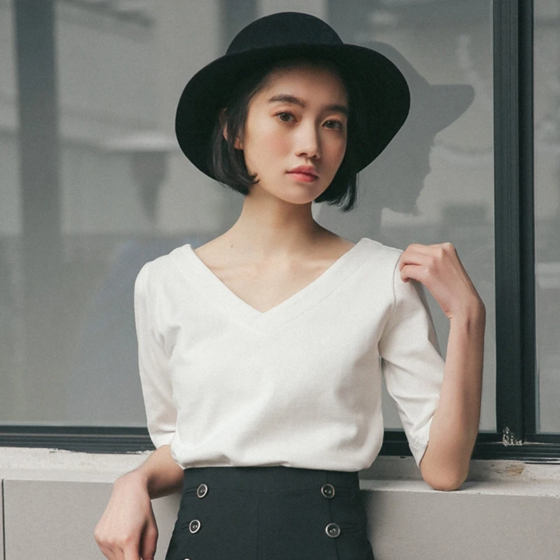 BETHQUENOY Clothes Black Tshirts Tops Women Cotton T-Shirt Femme Summer Plus Size Graphic T Shirt Women Wetement Femme 2021
BETHQUENOY Clothes Black Tshirts Tops Women Cotton T-Shirt Femme Summer Plus Size Graphic T Shirt Women Wetement Femme 2021