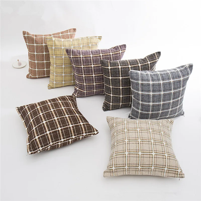 GY0058 Square Grids Cushion Case (No Filling) 1PC Polyester Home Decor Bedroom Decorative Sofa Car Throw Pillows
GY0058 Square Grids Cushion Case (No Filling) 1PC Polyester Home Decor Bedroom Decorative Sofa Car Throw Pillows