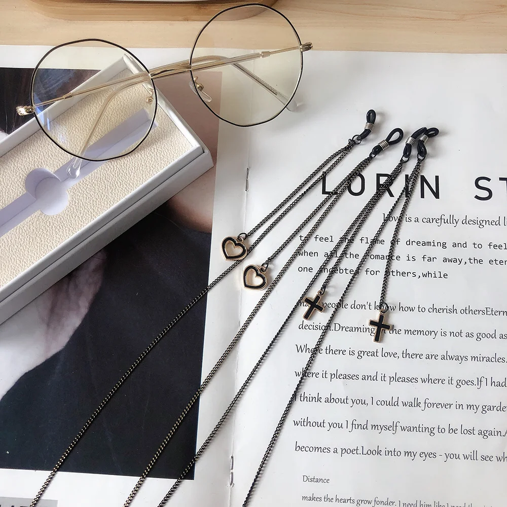 Fashion Metal Pendant Glasses Hanging Chains Cross Heart Eyeglasses Sunglasses Spectacles Metal Holder Cord Lanyard Necklace
Fashion Metal Pendant Glasses Hanging Chains Cross Heart Eyeglasses Sunglasses Spectacles Metal Holder Cord Lanyard Necklace