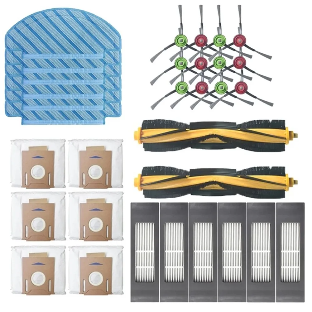Roller Main Brush Filters Side Brush Mop Cloth Kit For Ecovacs Deebot Ozmo T9 T8 AIVI Max N8Pro Robot Vacuum Part Home Appliance
Roller Main Brush Filters Side Brush Mop Cloth Kit For Ecovacs Deebot Ozmo T9 T8 AIVI Max N8Pro Robot Vacuum Part Home Appliance