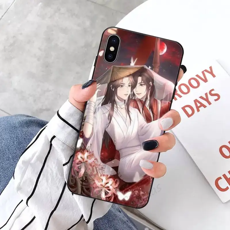 Heaven Official's Blessing anime Anti-fall mobile Phone Case coque for iPhone 11 12 pro XS MAX 8 7 6 6S Plus X 5S SE 2020 XR
Heaven Official's Blessing anime Anti-fall mobile Phone Case coque for iPhone 11 12 pro XS MAX 8 7 6 6S Plus X 5S SE 2020 XR