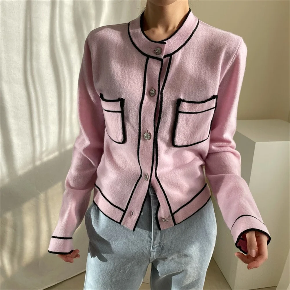 Harajuku Knitted Cardigans Sweaters Femme Patchwork Stylish 동대문 Slim Soft High Quality OL Winter Autumn Office Lady Warm Coats
Harajuku Knitted Cardigans Sweaters Femme Patchwork Stylish 동대문 Slim Soft High Quality OL Winter Autumn Office Lady Warm Coats