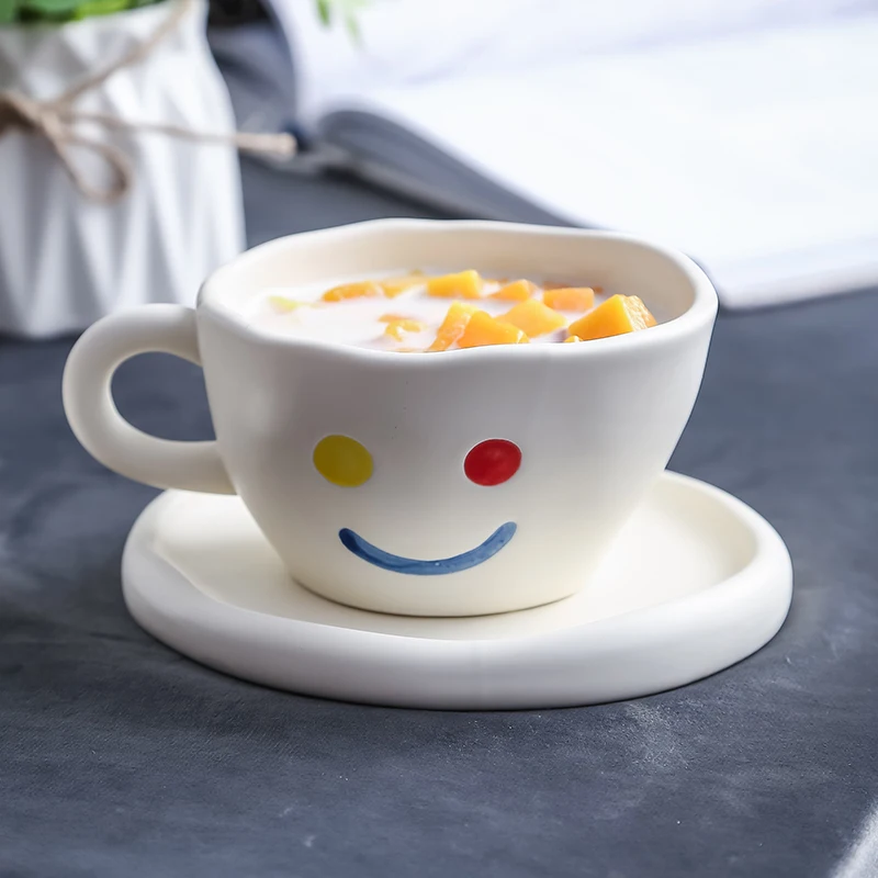 White Modern Expresso Tea Cup Set Saucer Simple Porcelain European Coffee Cup Set Cute Funny Tazas De Cafe Drinkware EB50BD
White Modern Expresso Tea Cup Set Saucer Simple Porcelain European Coffee Cup Set Cute Funny Tazas De Cafe Drinkware EB50BD