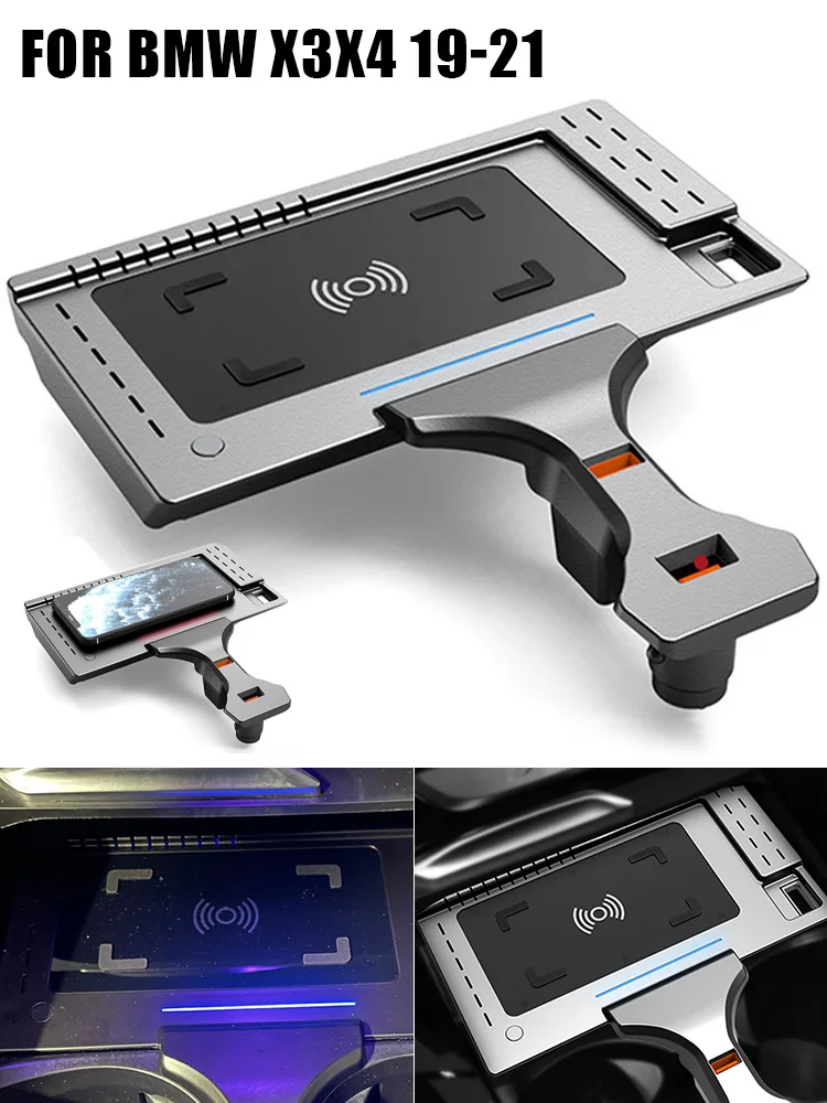 15W Wireless Car Charger QI Charging for 2019-2021 BMW X3 G01 X4 G02 Accessories Phone Holder Pad Car Interior Modification
15W Wireless Car Charger QI Charging for 2019-2021 BMW X3 G01 X4 G02 Accessories Phone Holder Pad Car Interior Modification