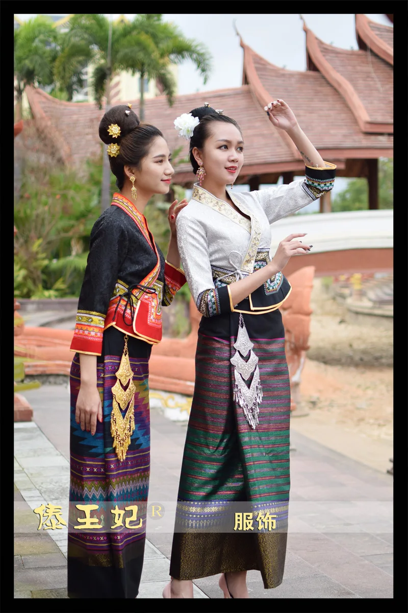 New Traditional Dai Thailand Laos Myanmar Costume women's suits retro water conservancy Festival life dress tv show costumes
New Traditional Dai Thailand Laos Myanmar Costume women's suits retro water conservancy Festival life dress tv show costumes