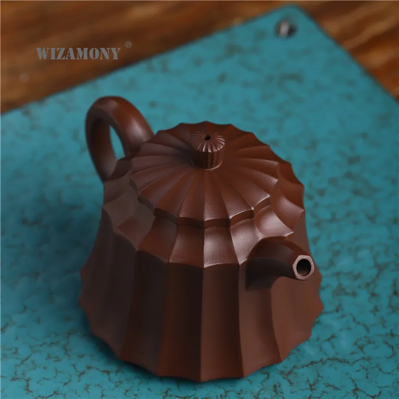 WIZAMONY Yixing Purple Clay Teapots Pure Hand pao cha hu Reinforcement Pattern Crews to Ore Tea Household Custom Wholesale
WIZAMONY Yixing Purple Clay Teapots Pure Hand pao cha hu Reinforcement Pattern Crews to Ore Tea Household Custom Wholesale