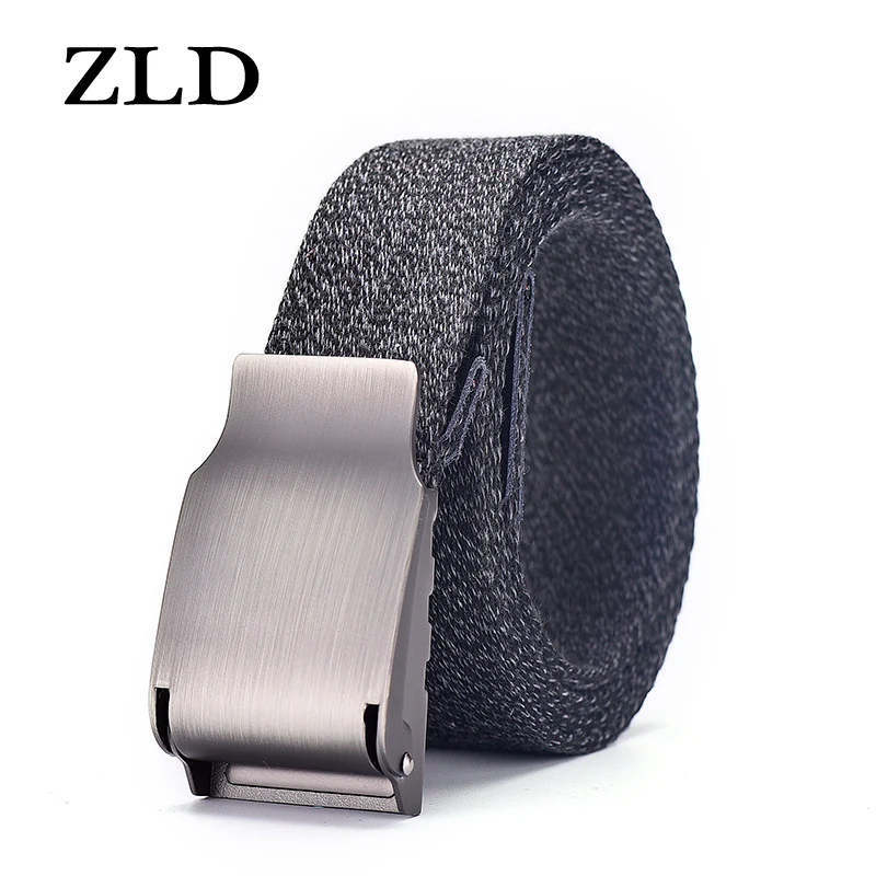 ZLD Men's leather belt fashion metal Automatic buckle casual Weave canvas waist belt tactical belt trendy pants belt
ZLD Men's leather belt fashion metal Automatic buckle casual Weave canvas waist belt tactical belt trendy pants belt