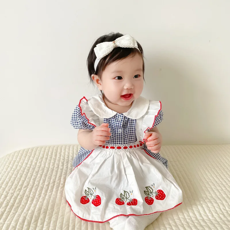 Female baby summer one-piece short sleeve new newborn fart clothes Princess Baby ha clothes foreign style super cute clothes
Female baby summer one-piece short sleeve new newborn fart clothes Princess Baby ha clothes foreign style super cute clothes