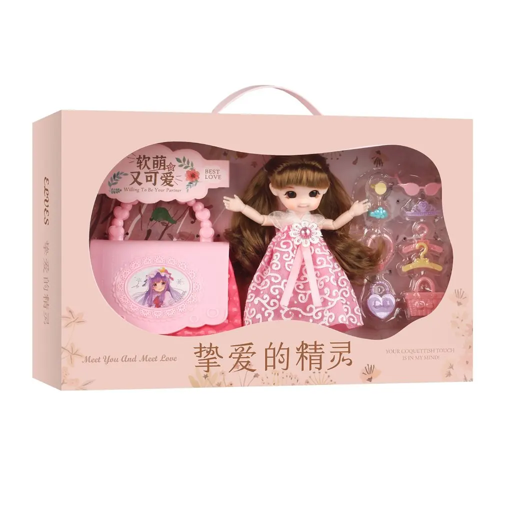Movable Joint 3D Eye Hair Dolls Loli Doll Movable Joints Plastic Doll Girl DIY Toy Fashion Gift With Clothes Girl Toy
Movable Joint 3D Eye Hair Dolls Loli Doll Movable Joints Plastic Doll Girl DIY Toy Fashion Gift With Clothes Girl Toy