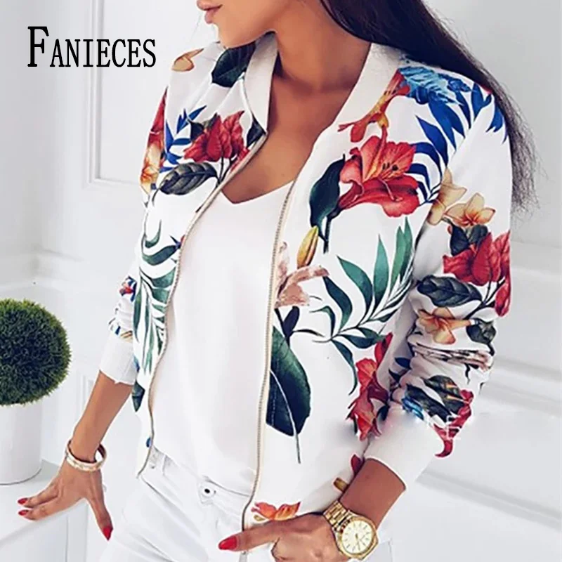 Spring Autumn Women Lady Thin Print Floral Fashion Bomber short Jacket Long Sleeve Coat Casual Stand Collar Slim Fit Outwear
Spring Autumn Women Lady Thin Print Floral Fashion Bomber short Jacket Long Sleeve Coat Casual Stand Collar Slim Fit Outwear