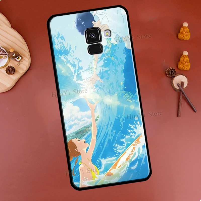 Чехол с рисунком аниме Катай на волнах для Samsung J5 J1 J3 J7 2016 A3 A5 2017 J4 J6 J8 A7 A9 A6 A8 Plus 2018