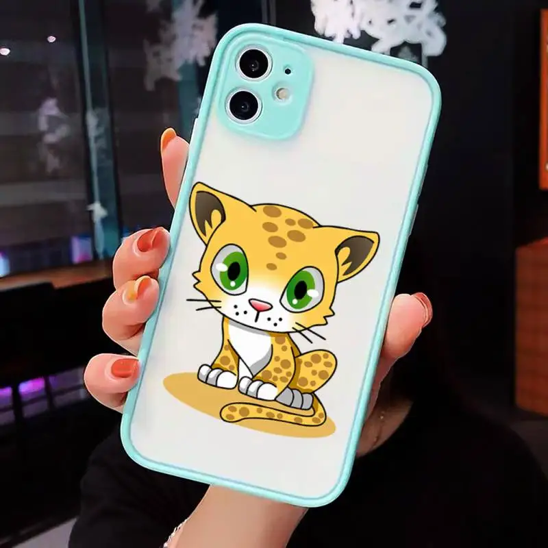 Leopard cartoon cute Phone Cases matte transparent For iphone 7 8 11 12 plus mini x xs xr pro max cover
Leopard cartoon cute Phone Cases matte transparent For iphone 7 8 11 12 plus mini x xs xr pro max cover