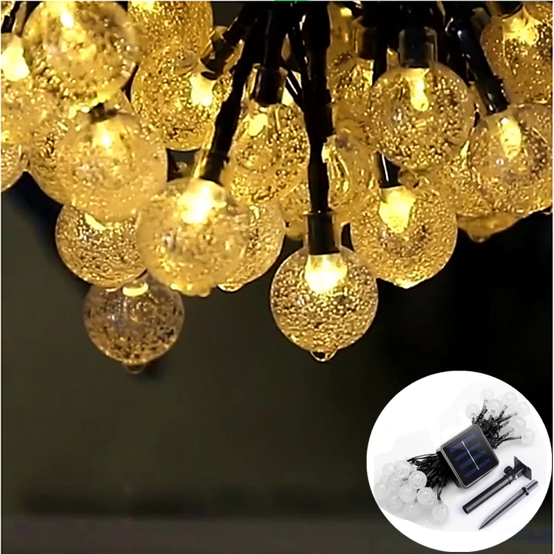 Solar Lamp String LED String Fairy Lights Solar Power Christmas Lights Garland Garden Christmas Decor Light for Outdoor Lighting
Solar Lamp String LED String Fairy Lights Solar Power Christmas Lights Garland Garden Christmas Decor Light for Outdoor Lighting