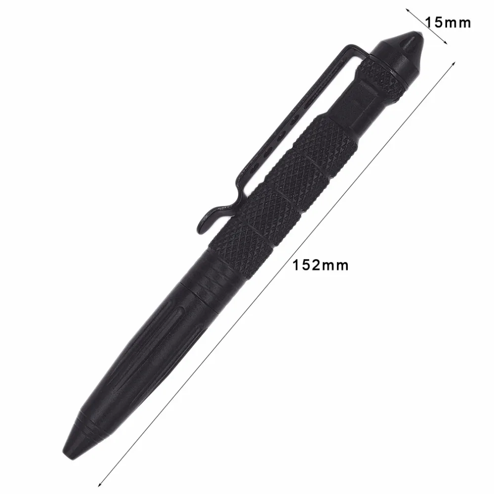 Defence Tactical Pen Pocket Aluminum Anti skid Military Pen Tungsten steel head Self Defense Pen Glass Breaker Survival Kit Pens
Defence Tactical Pen Pocket Aluminum Anti skid Military Pen Tungsten steel head Self Defense Pen Glass Breaker Survival Kit Pens