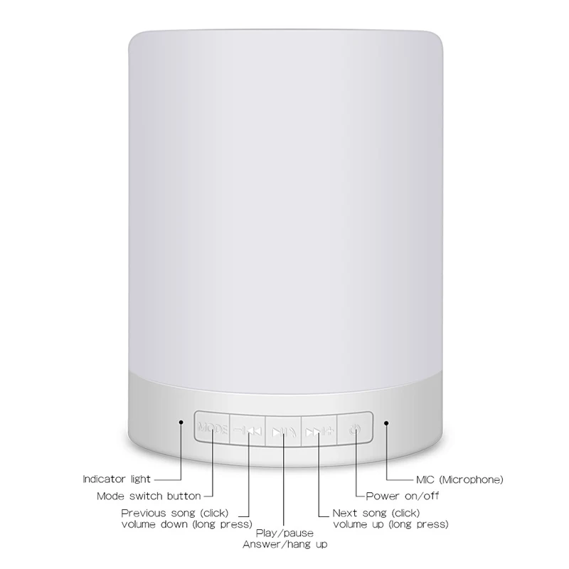 Hot Selling Bedside Lamp with Bluetooth Speaker Smart Portable Touching Lamp Mood Night Light Christmas Valentine Birthday Gifts
Hot Selling Bedside Lamp with Bluetooth Speaker Smart Portable Touching Lamp Mood Night Light Christmas Valentine Birthday Gifts