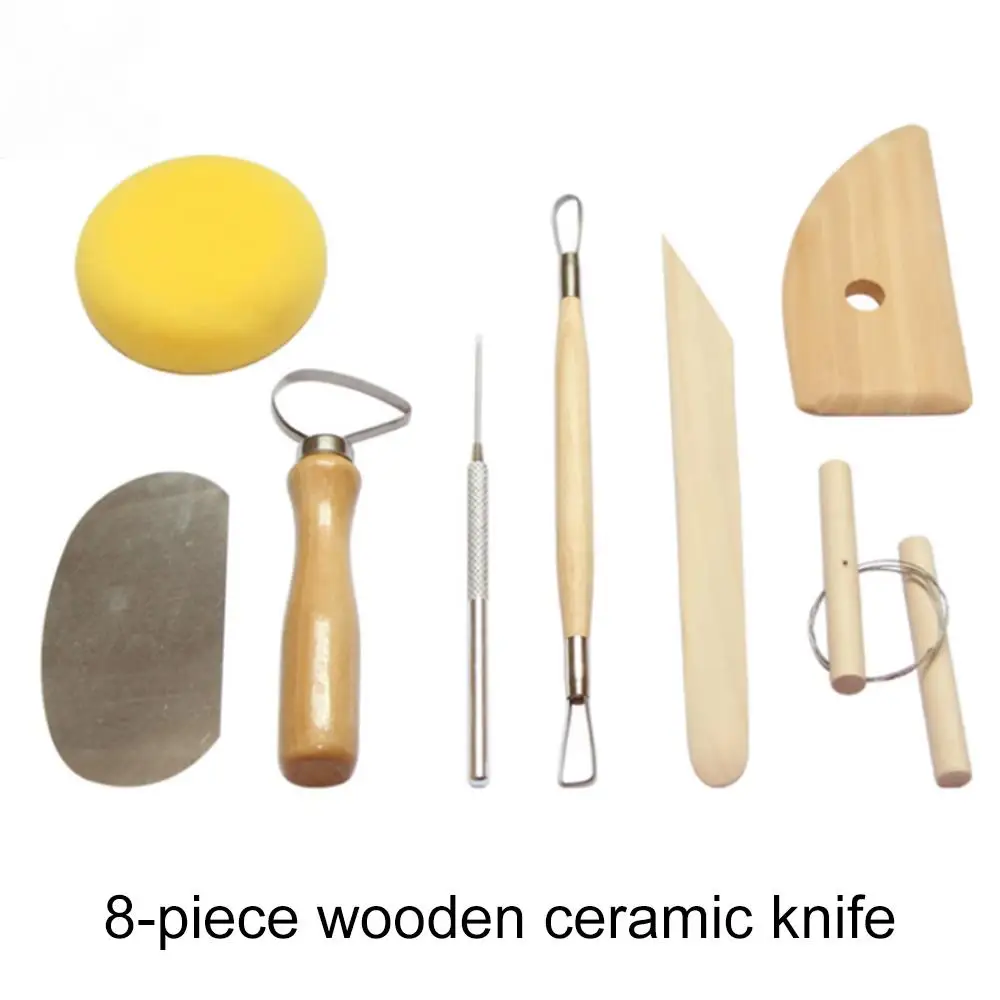 Soft Pottery Tools Carving Moulding Kit Professional Economic 5pcs/8pcs Craft Stylus Knife Pottery Sculpting Tools Diy Wooden
Soft Pottery Tools Carving Moulding Kit Professional Economic 5pcs/8pcs Craft Stylus Knife Pottery Sculpting Tools Diy Wooden
