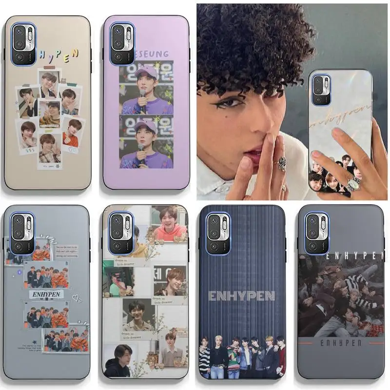 Enhypen Kpop Korean Boy Group Phone Case For Xiaomi Mi 8 Lite 9 SE 10 10T Pro For Mi 11 6 Plus Black Silicone Shell Cover
Enhypen Kpop Korean Boy Group Phone Case For Xiaomi Mi 8 Lite 9 SE 10 10T Pro For Mi 11 6 Plus Black Silicone Shell Cover