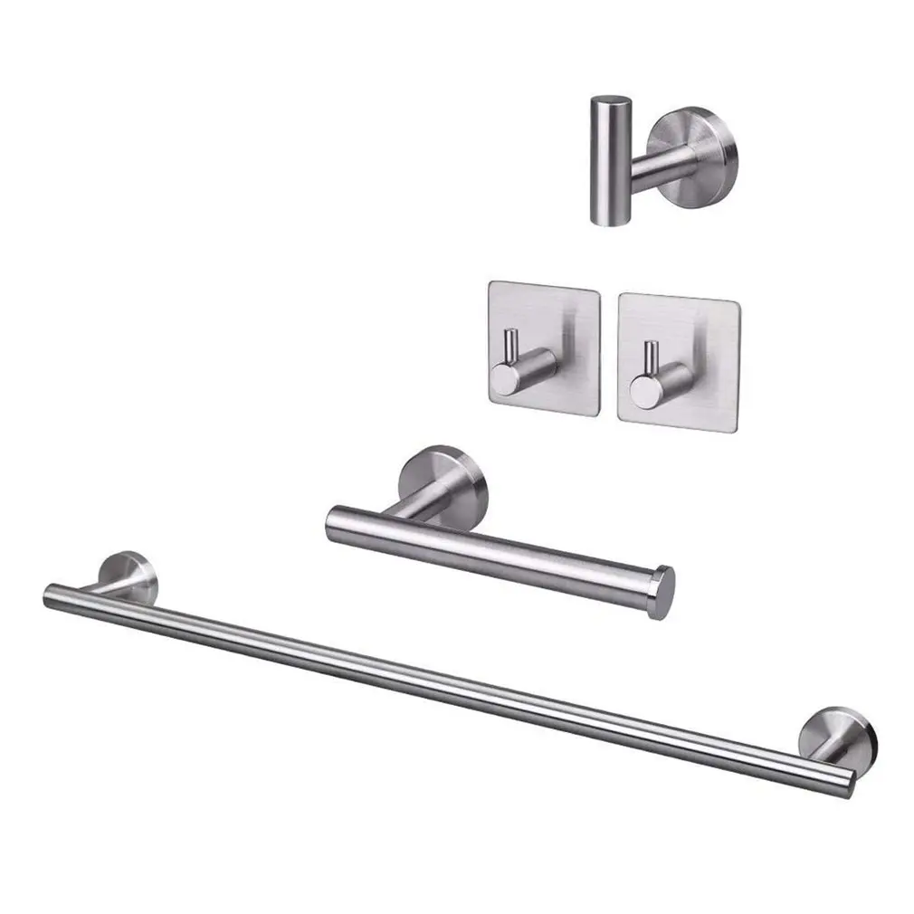 5 Pcs Towel Bar Holder Non-deformable Stainless Steel Bath Towel Anti-rust Holder Easy To Install Rack
5 Pcs Towel Bar Holder Non-deformable Stainless Steel Bath Towel Anti-rust Holder Easy To Install Rack