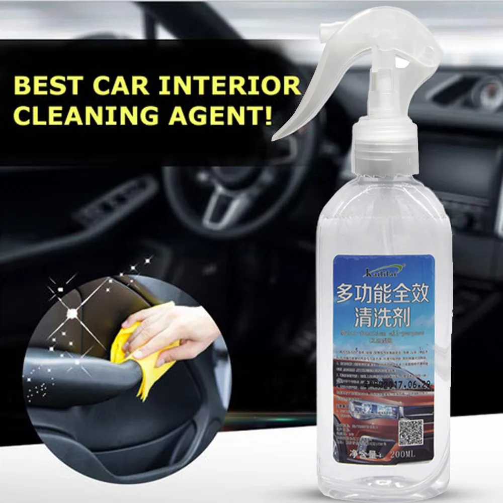 New Multi-Functional Car Interior Agent Universal Auto Car Cleaning Agent Multi-Purpose Household Cleaning Products 200ml
New Multi-Functional Car Interior Agent Universal Auto Car Cleaning Agent Multi-Purpose Household Cleaning Products 200ml