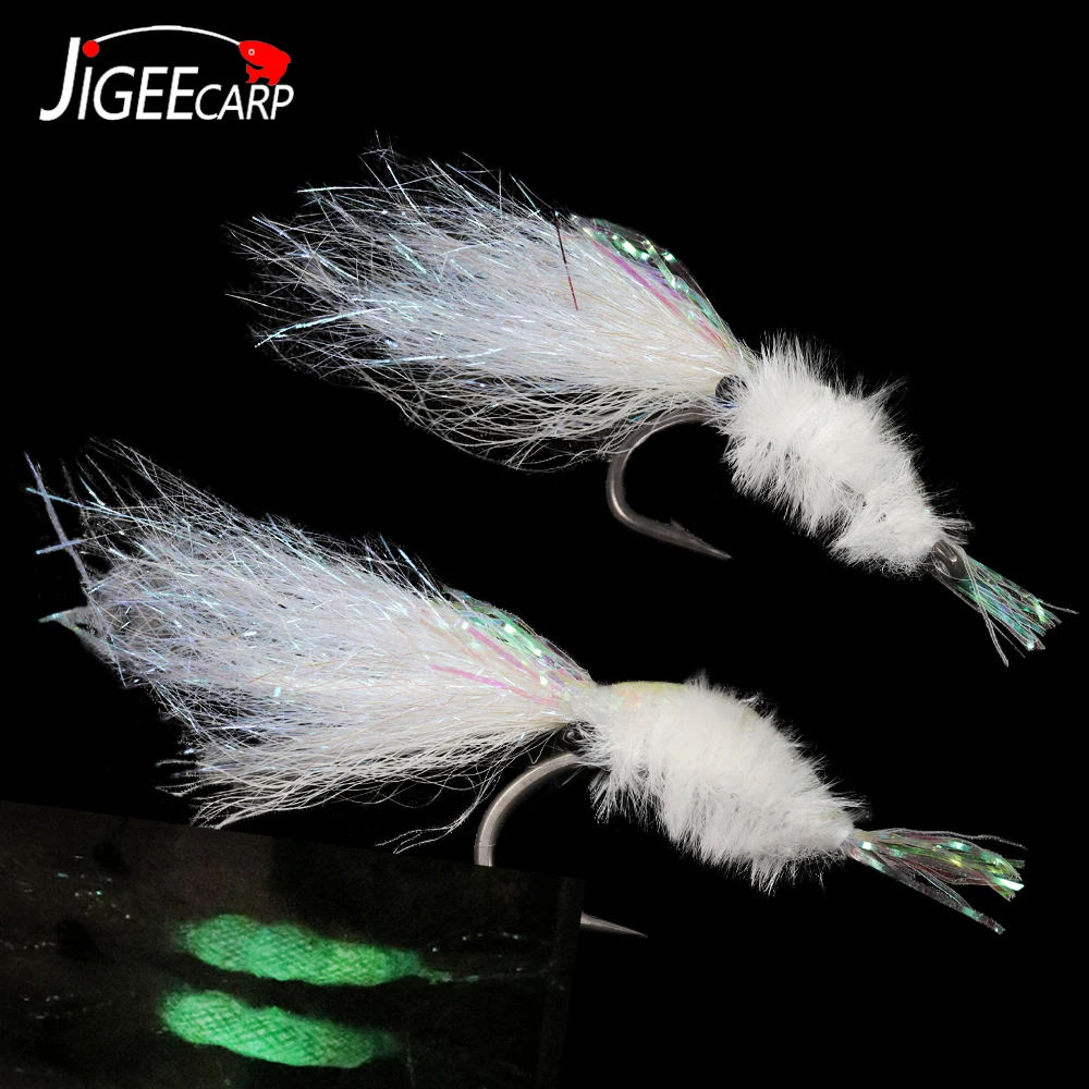 4-7PCS White #4~#16 Mini Salt Shrimp Salt Fly Bass Steelhead Trout Salmon Flies Nymph Fly for Saltwater Freshwater Fly Fishing
4-7PCS White #4~#16 Mini Salt Shrimp Salt Fly Bass Steelhead Trout Salmon Flies Nymph Fly for Saltwater Freshwater Fly Fishing