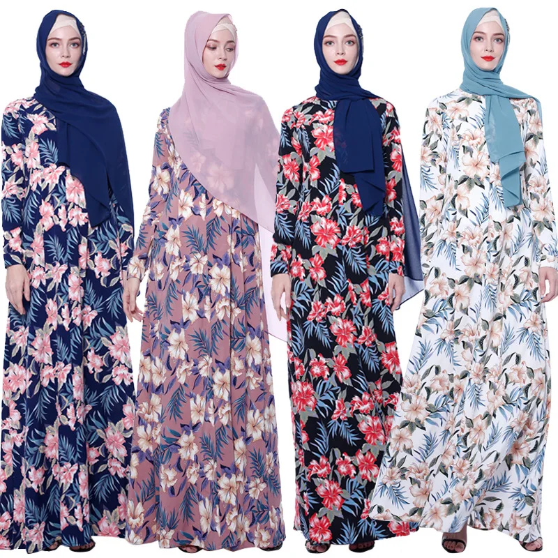 Fashion Muslim Women Floral Print Dress Ramadan Malaysia Ladies Turkey Turkish Dubai Islamic Kaftan Abaya Eid Clothes Long Robe
Fashion Muslim Women Floral Print Dress Ramadan Malaysia Ladies Turkey Turkish Dubai Islamic Kaftan Abaya Eid Clothes Long Robe