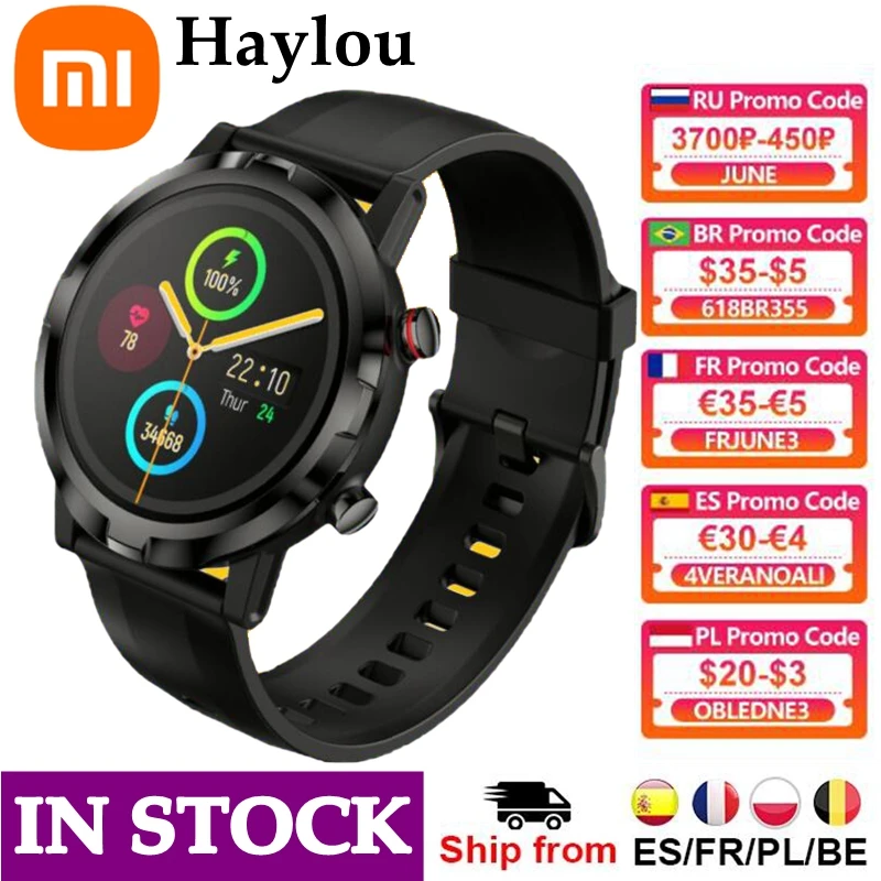 Смарт-часы Xiaomi Haylou 2021 мужские умные часы с сенсорным экраном и фитнес-трекером IP67 водонепроницаемые женские Смарт-часы Xiaomi PK Mi часы
Смарт-часы Xiaomi Haylou 2021 мужские умные часы с сенсорным экраном и фитнес-трекером IP67 водонепроницаемые женские Смарт-часы Xiaomi PK Mi часы