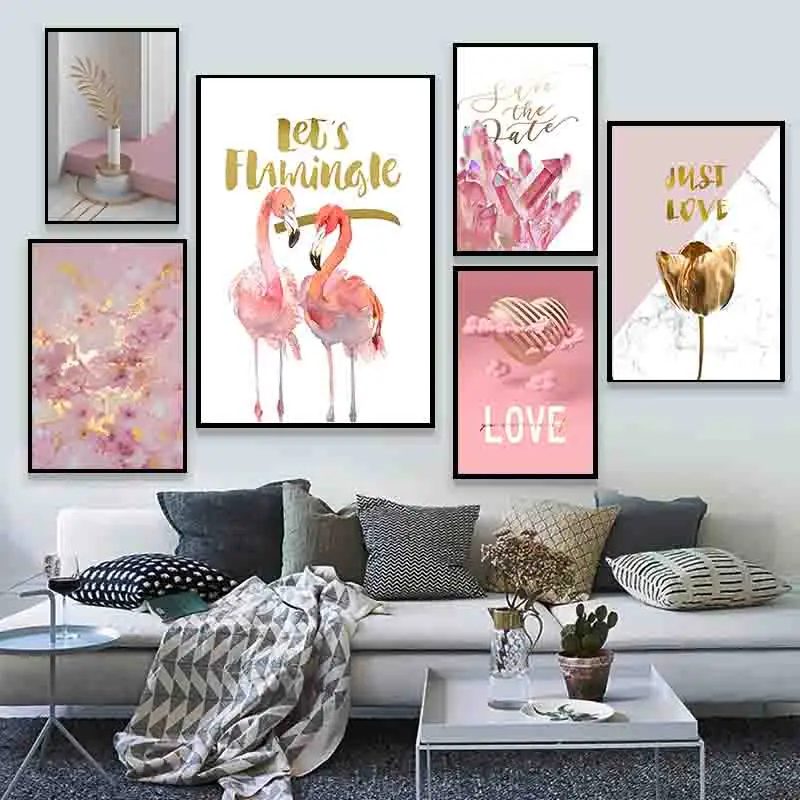 Cute Pink Art Wall Prints Flamingo Letter Love Posters Animal Abstract Nordic Canvas Picture Paintings Girl Bedroom Decoration
Cute Pink Art Wall Prints Flamingo Letter Love Posters Animal Abstract Nordic Canvas Picture Paintings Girl Bedroom Decoration