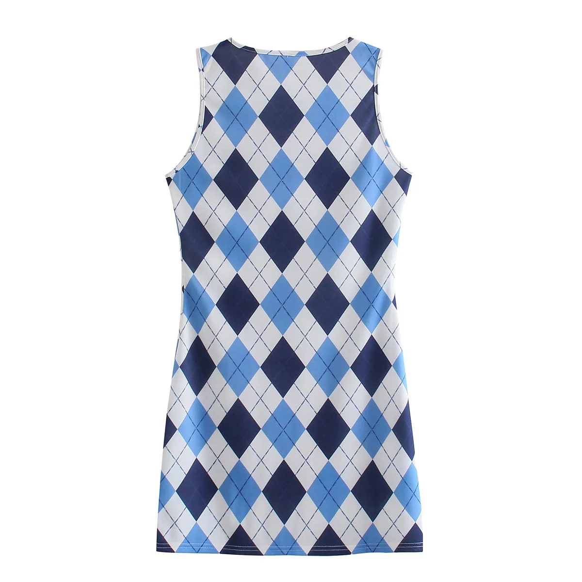 2021 New Women Geometric Printed Dress Tight Sleeveless O-Neck Short Dresses Chic Lady Casual Fashion Women Clothes 
2021 New Women Geometric Printed Dress Tight Sleeveless O-Neck Short Dresses Chic Lady Casual Fashion Women Clothes