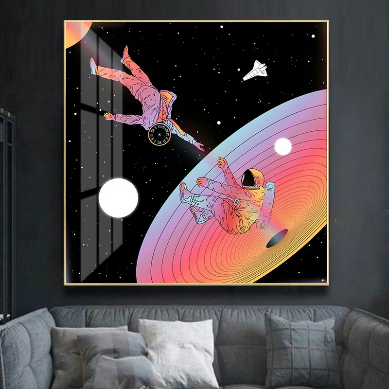 Space astronauts, painting pictures, art posters and oil paintings, living room decoration, wall abstract art decoration
Space astronauts, painting pictures, art posters and oil paintings, living room decoration, wall abstract art decoration