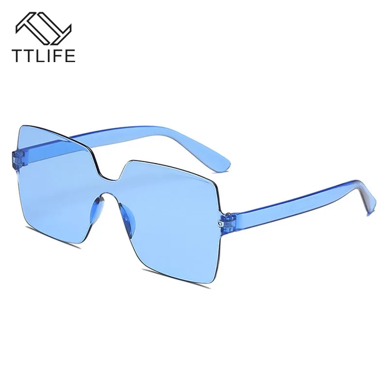 TTLIFE One Piece Square Lens Sunglasses Women Transparent Plastic Glasses Style Sun Glasses Female Clear Candy Color Lady
TTLIFE One Piece Square Lens Sunglasses Women Transparent Plastic Glasses Style Sun Glasses Female Clear Candy Color Lady