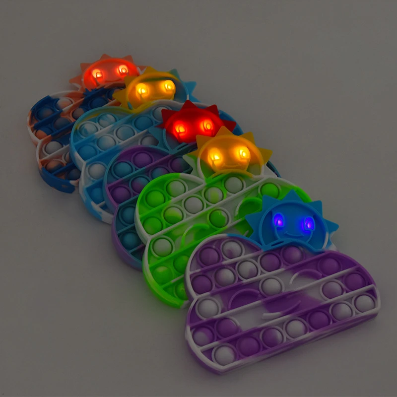 Pop It Fidget Stress Toy Rainbow Push Bubble Antistress Adults Children Sensory Toys Relieve Autism Luminous Cloud Desktop Toys
Pop It Fidget Stress Toy Rainbow Push Bubble Antistress Adults Children Sensory Toys Relieve Autism Luminous Cloud Desktop Toys
