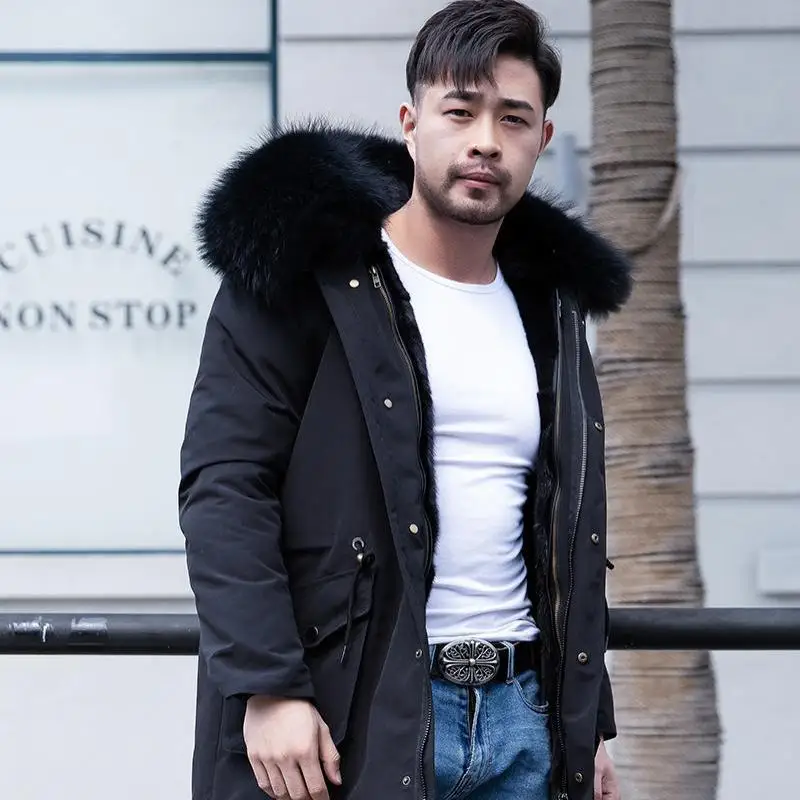 2020 winter new style overcoming male mink lining detachable raccoon fur fur collar coat long coat
2020 winter new style overcoming male mink lining detachable raccoon fur fur collar coat long coat