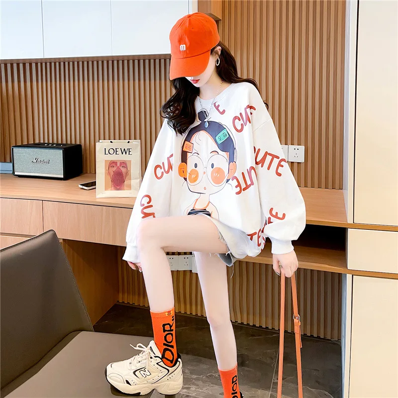 Large Size Autumn Clothing 2021 New Women's Sweater Spring and Autumn Thin Loose Korean Version of The Fat Mm Cartoon Slim Top
Large Size Autumn Clothing 2021 New Women's Sweater Spring and Autumn Thin Loose Korean Version of The Fat Mm Cartoon Slim Top