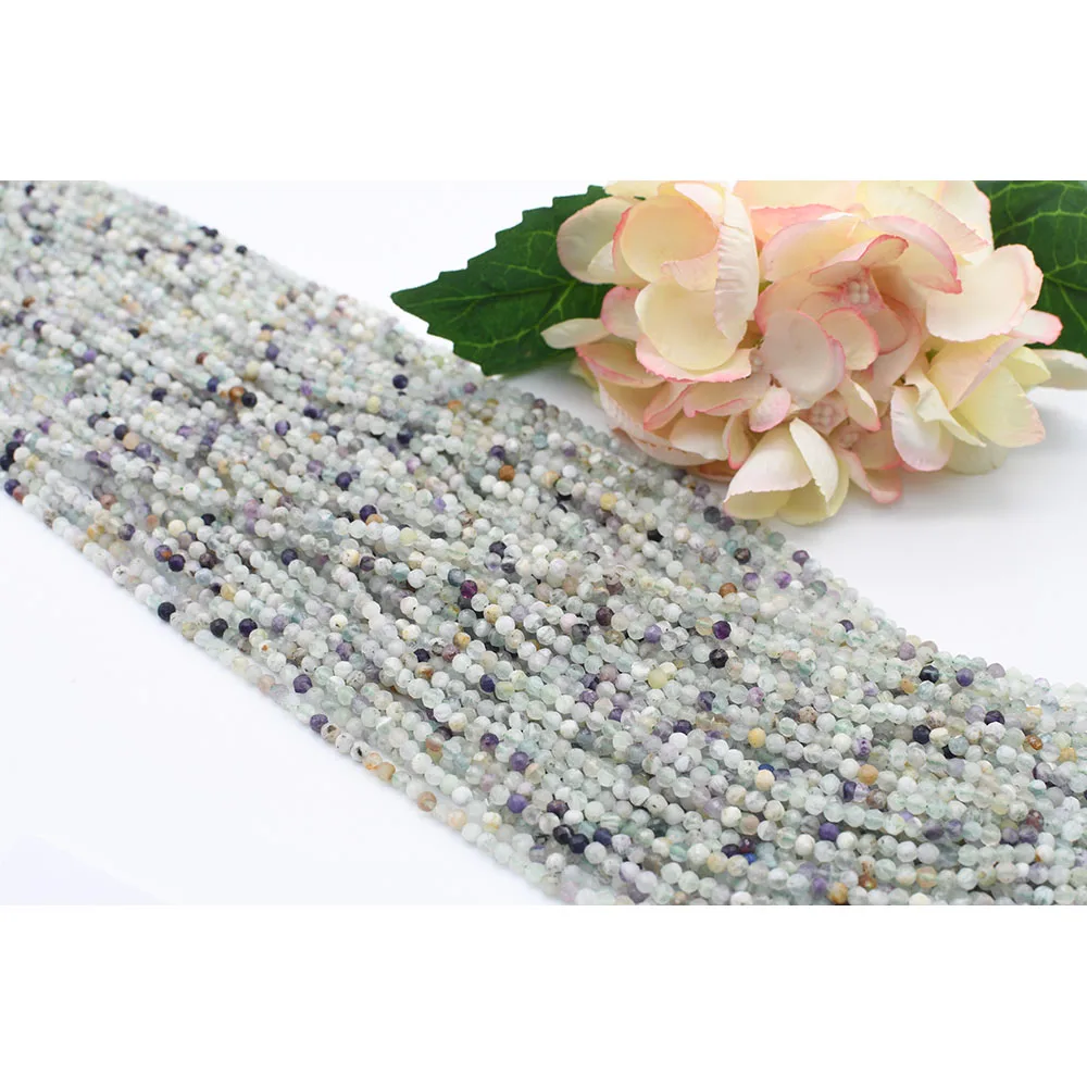2-4mm Natural Faceted colorfull Fluorite Round stone beads For DIY Bracelet Necklace Jewelry Making Strand 15" 
2-4mm Natural Faceted colorfull Fluorite Round stone beads For DIY Bracelet Necklace Jewelry Making Strand 15"
