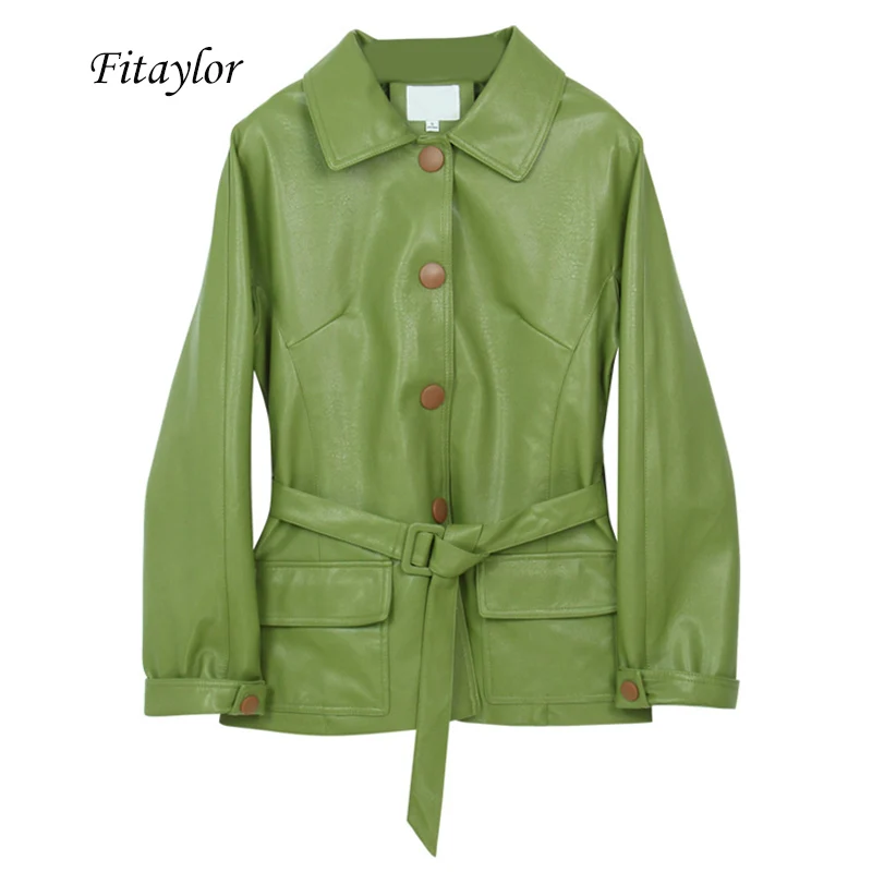 Fitaylor Women Loose Pu Faux Soft Leather Jacket Turndown Collar Biker Overcoat Single Breasted Big Pocket Street Coat With Belt
Fitaylor Women Loose Pu Faux Soft Leather Jacket Turndown Collar Biker Overcoat Single Breasted Big Pocket Street Coat With Belt