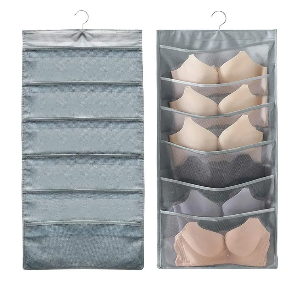 Underwear Hanging Bag Closet Organizer 24 Grid Double-Sided Storage Wall Shelf Wardrobe Storage Bag Bra Socks Closet Organizer
Underwear Hanging Bag Closet Organizer 24 Grid Double-Sided Storage Wall Shelf Wardrobe Storage Bag Bra Socks Closet Organizer