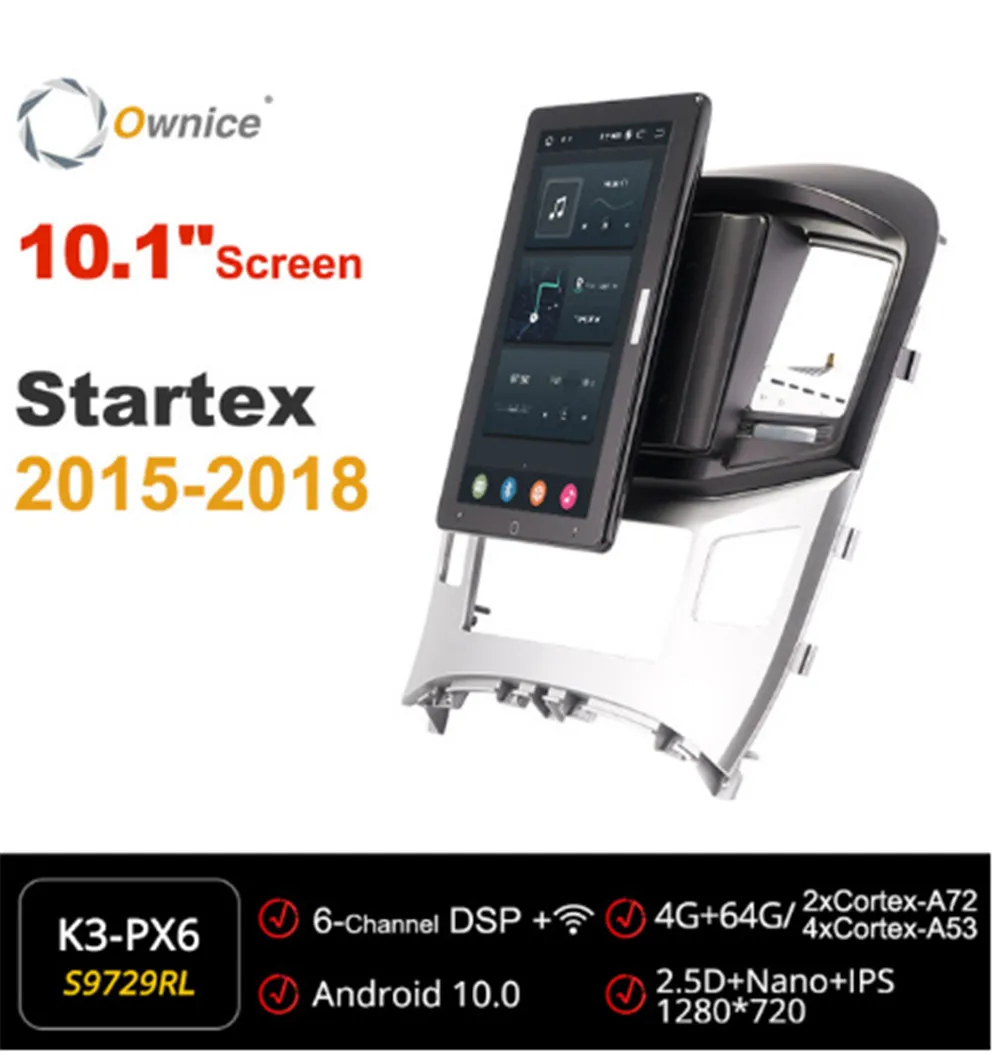 

Ownice 720P Android 10.0 Car Radio ForHyundai H1 Startex 2015-2018 Car Video Auto Multimedia head Unit 10.1" IPS Rotatable