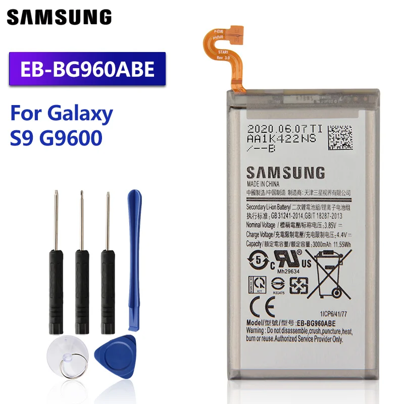 Samsung Original Replacement Battery EB-BG960ABE For Samsung Galaxy S9 G9600 Authenic Phone Batteries 3000mAh
Samsung Original Replacement Battery EB-BG960ABE For Samsung Galaxy S9 G9600 Authenic Phone Batteries 3000mAh
