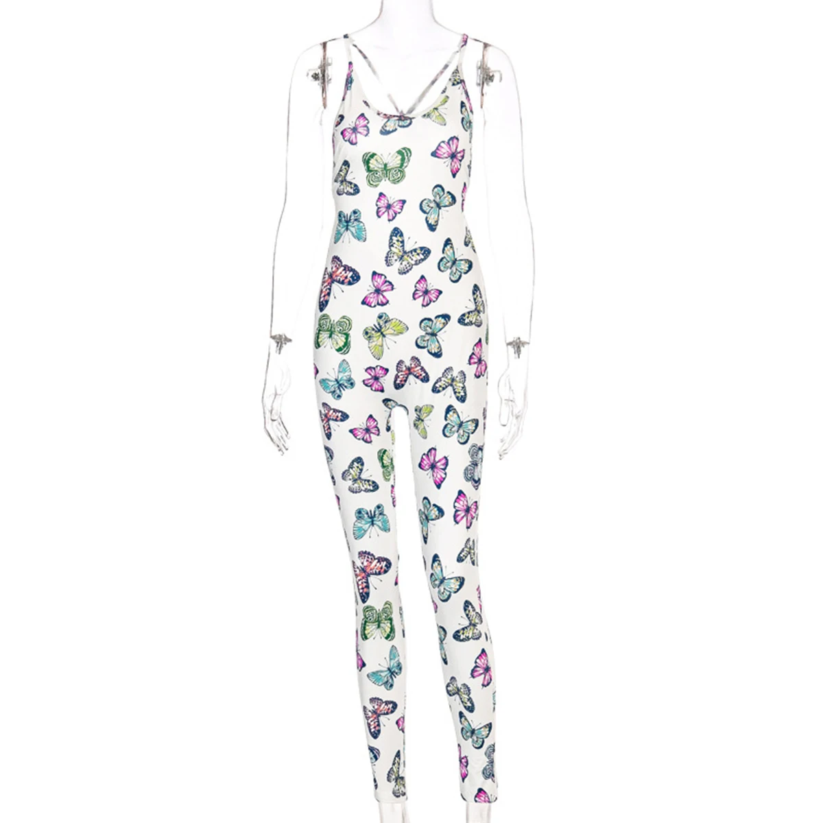 Summer Women Jumpsuit Butterfly Print Romper Sleeveless Playsuit Bodycon Jumpsuits Casual Womens One Piece Romper
Summer Women Jumpsuit Butterfly Print Romper Sleeveless Playsuit Bodycon Jumpsuits Casual Womens One Piece Romper
