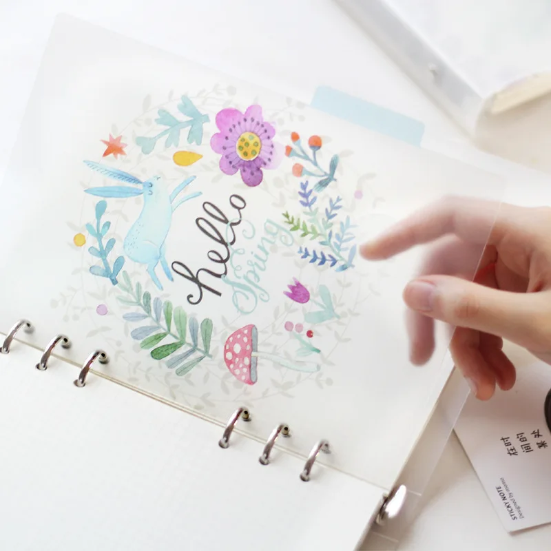 5pcs/set A6 Notebook Journal Agenda Index Divider Spiral Inner Paper Loose Leaf Stationery Office School Supplies
5pcs/set A6 Notebook Journal Agenda Index Divider Spiral Inner Paper Loose Leaf Stationery Office School Supplies