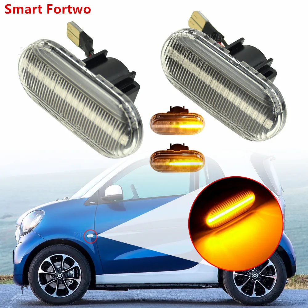 Светодиодные динамические Боковые указатели поворота для Mercedes-Benz Smart Fortwo/Forfour 453 2015 2016 2017 2018 2019
Светодиодные динамические Боковые указатели поворота для Mercedes-Benz Smart Fortwo/Forfour 453 2015 2016 2017 2018 2019