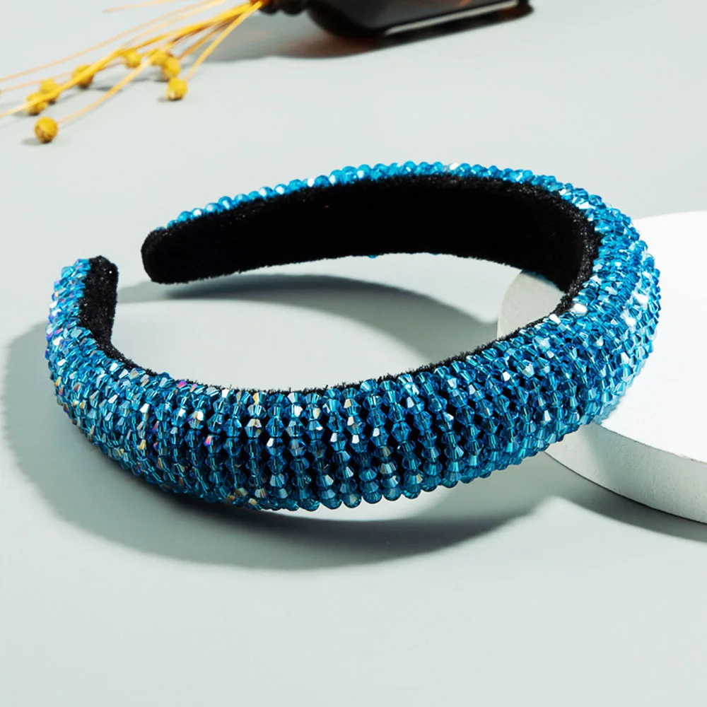 Fashion Full Crystal Hairbands All-match Handmade Crystal Wide Edge Women Headbands Wedding Headdress Hair Accessories
Fashion Full Crystal Hairbands All-match Handmade Crystal Wide Edge Women Headbands Wedding Headdress Hair Accessories