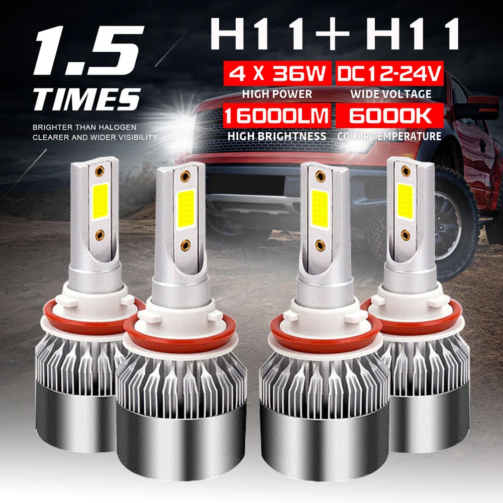 4pcs H11 Combo LED Headlight Fit Halogen Lamp For Dodge Grand Caravan 2011-17 High Low Beam Failure Rates Lower Than Xenon Lamp
4pcs H11 Combo LED Headlight Fit Halogen Lamp For Dodge Grand Caravan 2011-17 High Low Beam Failure Rates Lower Than Xenon Lamp
