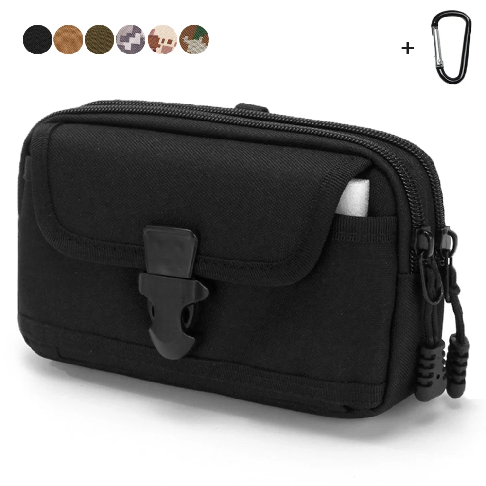 600D Tactical Molle Phone Pouch Military Waist Bag Phone Holder Belt EDC Tool Pack with Hook Outdoor Hunting Accessory Bag
600D Tactical Molle Phone Pouch Military Waist Bag Phone Holder Belt EDC Tool Pack with Hook Outdoor Hunting Accessory Bag