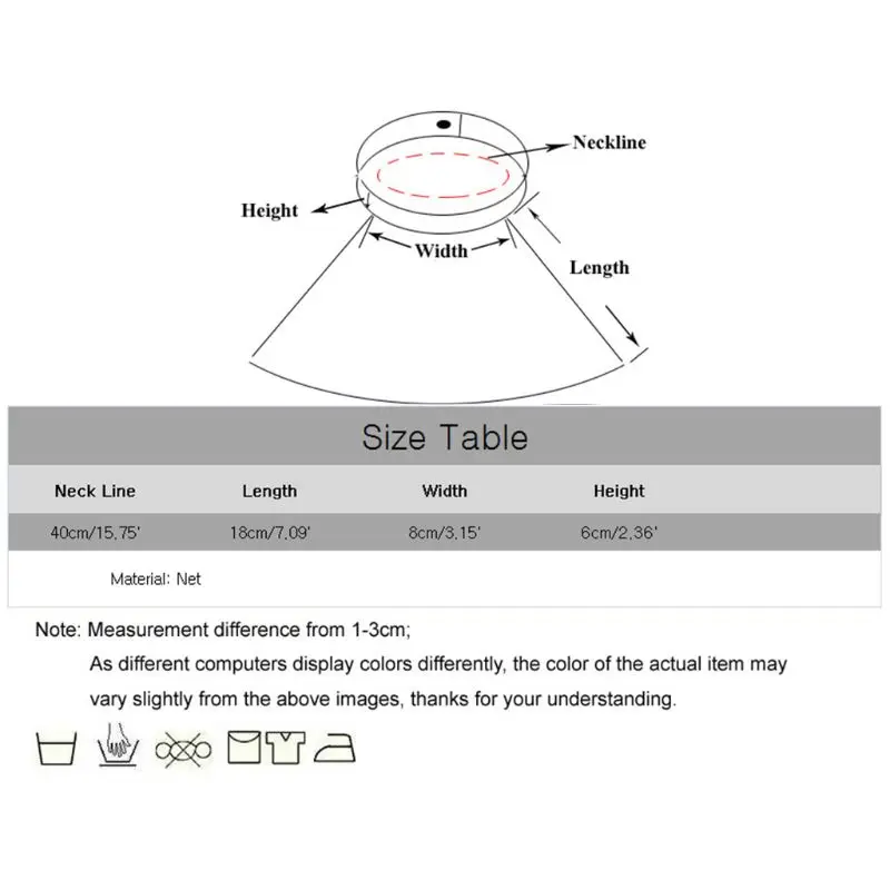 2021Vintage Net Mesh Stand Fake Collar Imitation Rhinestone Wrinkled Neck Ruffs Tie
2021Vintage Net Mesh Stand Fake Collar Imitation Rhinestone Wrinkled Neck Ruffs Tie