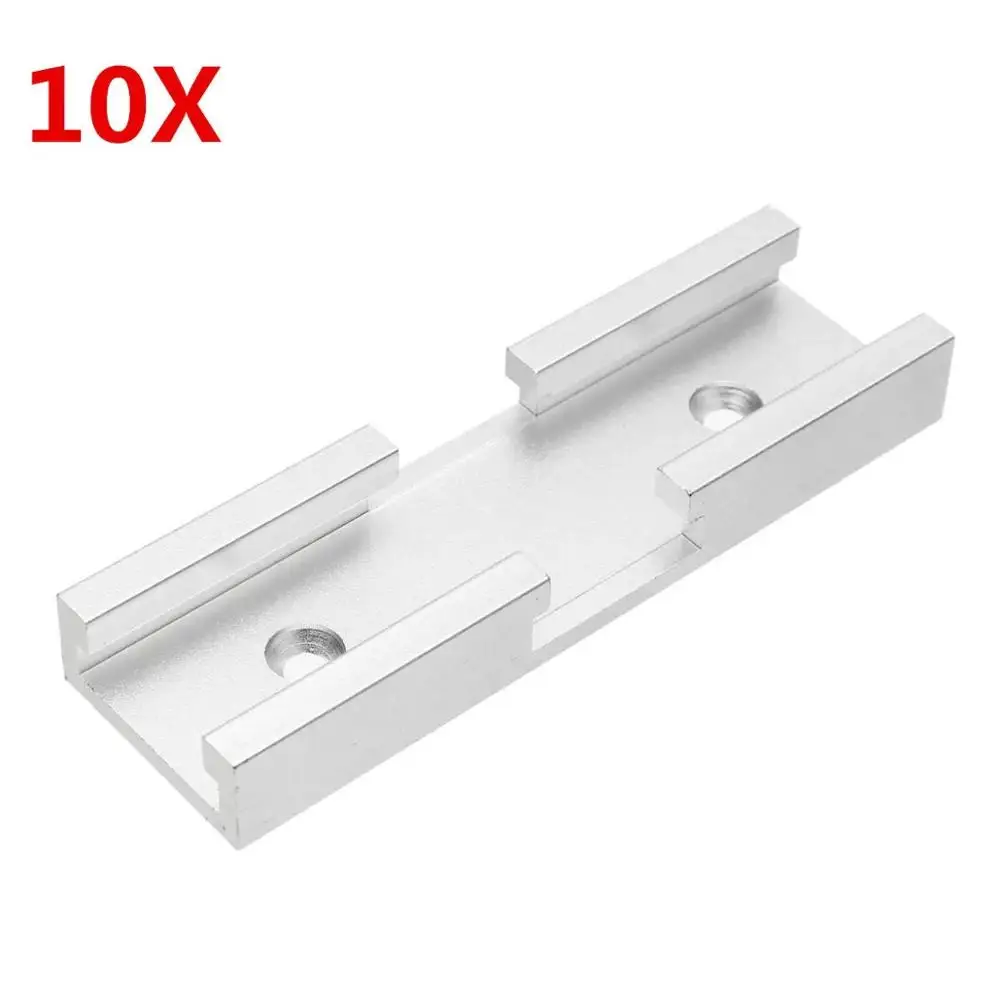 10pcs 80mm T-slot Miter Track Jig Fixture Slot Connector T-track Connector For Router Table
10pcs 80mm T-slot Miter Track Jig Fixture Slot Connector T-track Connector For Router Table